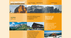 Desktop Screenshot of dolomiten-hof.com