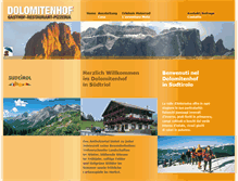 Tablet Screenshot of dolomiten-hof.com